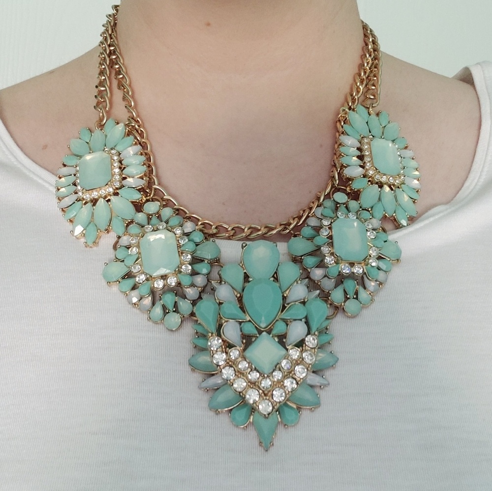 Mint green statement piece